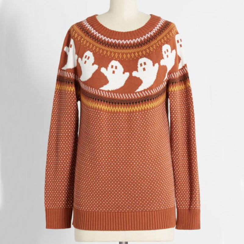 Winter crew neck sweater