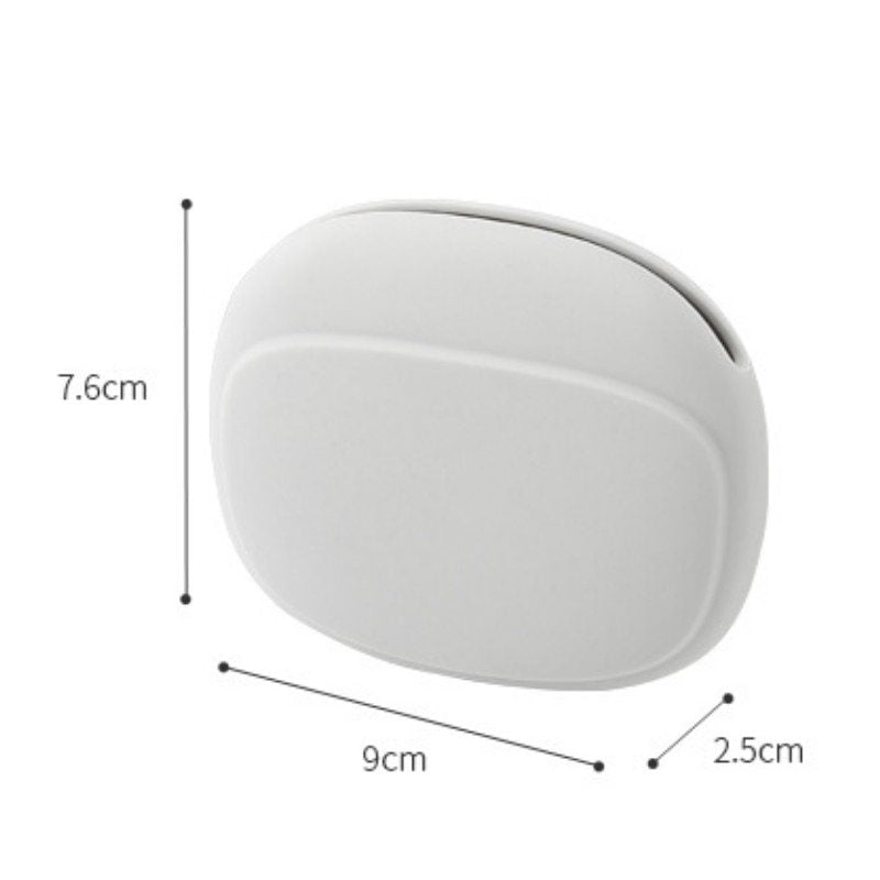 Silicone portable wired earphone storage box